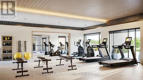 322 - 490 Gordon Krantz Avenue, Milton, ON - Indoor Photo Showing Gym Room