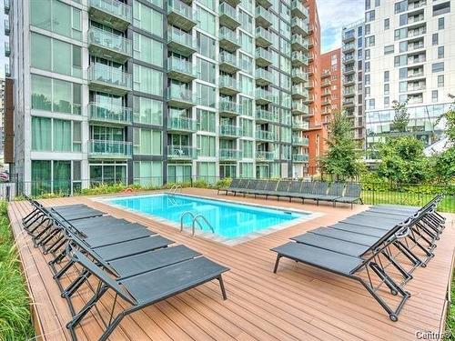 Pool - 218-190 Rue Murray, Montréal (Le Sud-Ouest), QC - Outdoor With In Ground Pool With Balcony