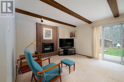 88 Northpark Drive, Ottawa, ON - Indoor Photo Showing Living Room With Fireplace