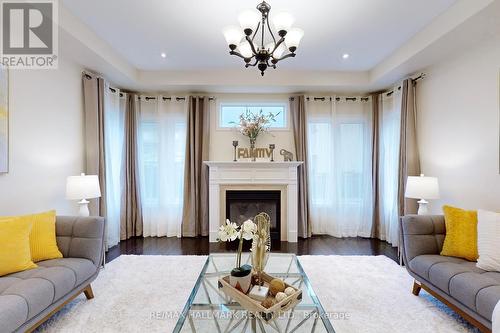 47 Rossini Drive, Richmond Hill, ON - Indoor Photo Showing Living Room With Fireplace