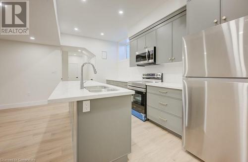 20 Stanley Avenue, Kitchener, ON - Indoor Photo Showing Kitchen With Double Sink With Upgraded Kitchen