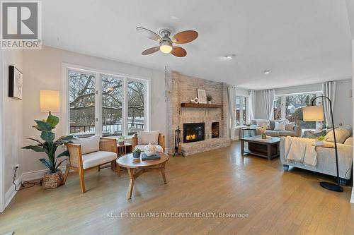 71 Mill Street, Russell, ON - Indoor Photo Showing Living Room With Fireplace