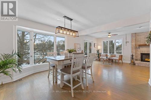 71 Mill Street, Russell, ON - Indoor Photo Showing Dining Room With Fireplace