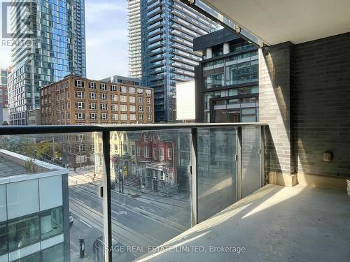 424 - 295 Adelaide Street W, Toronto, ON - Outdoor With Balcony