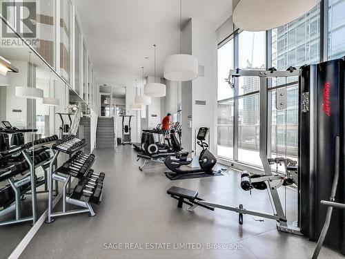 424 - 295 Adelaide Street W, Toronto, ON - Indoor Photo Showing Gym Room