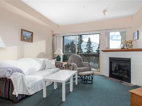 302-1290 Alpine Rd, Courtenay, BC - Indoor Photo Showing Living Room With Fireplace