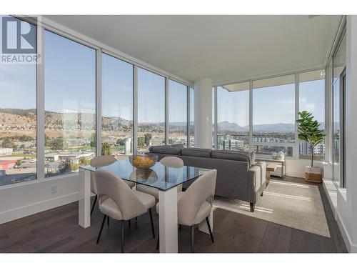 1181 Sunset Drive Unit# 1002, Kelowna, BC - Indoor Photo Showing Dining Room