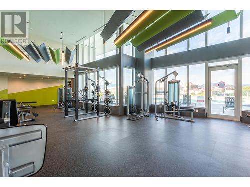 1181 Sunset Drive Unit# 1002, Kelowna, BC - Indoor Photo Showing Gym Room