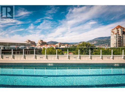 1181 Sunset Drive Unit# 1002, Kelowna, BC - Outdoor With In Ground Pool With View