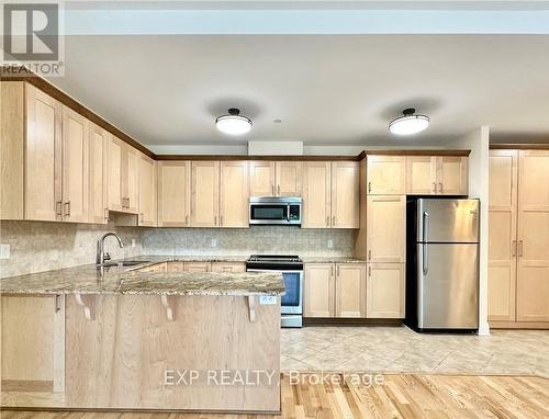 308 - 1425 Vanier Parkway E, Ottawa, ON - Indoor Photo Showing Kitchen With Stainless Steel Kitchen