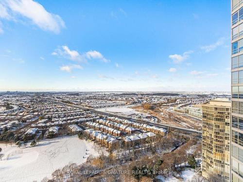 2801-45 Kingsbridge Gardens Circ, Mississauga, ON - Outdoor With View