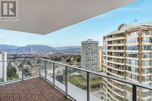 2501 5883 Barker Avenue, Burnaby, BC - Outdoor With Balcony With View With Exterior