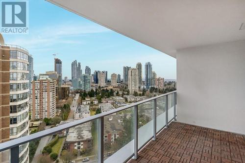 2501 5883 Barker Avenue, Burnaby, BC - Outdoor With Balcony With View With Exterior