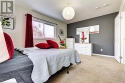 Bedroom with light carpet - 