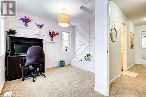 View of carpeted home office - 350 Dundas Street S Unit# 30, Cambridge, ON - Indoor