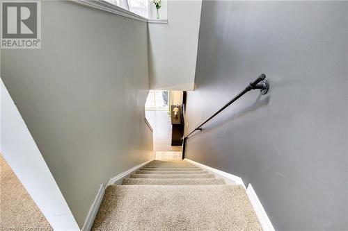 Stairway featuring carpet floors - 350 Dundas Street S Unit# 30, Cambridge, ON - Indoor Photo Showing Other Room