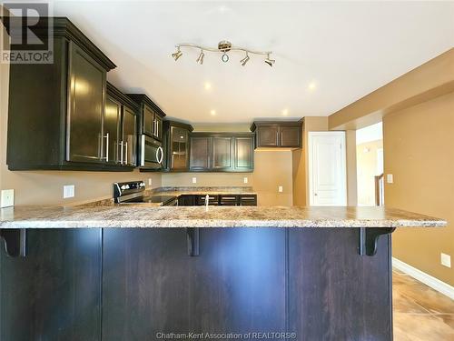 122 Smithfield Circle, Chatham, ON - Indoor Photo Showing Kitchen With Upgraded Kitchen