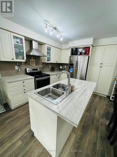 Upper - 20 Daylight Street, Brampton, ON - Indoor Photo Showing Kitchen With Double Sink