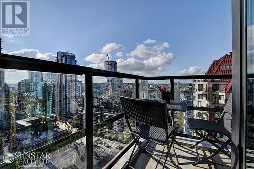 1804 1003 Burnaby Street, Vancouver, BC - Outdoor With Balcony