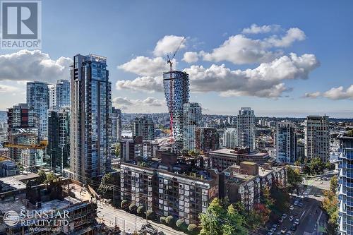 1804 1003 Burnaby Street, Vancouver, BC - Outdoor With View