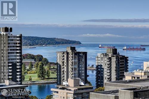 1804 1003 Burnaby Street, Vancouver, BC - Outdoor With Body Of Water With View