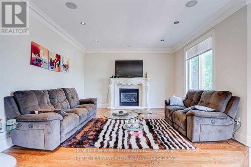 76 Woodward Avenue, Markham, ON - Indoor Photo Showing Living Room With Fireplace