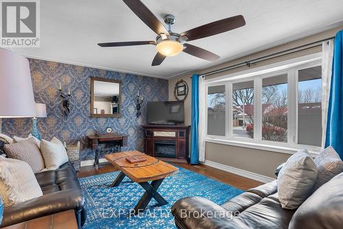 3422 Rittenhouse Road, Lincoln (980 - Lincoln-Jordan/Vineland), ON - Indoor Photo Showing Living Room With Fireplace