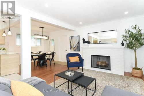 1782 Forman Avenue, Ottawa, ON - Indoor Photo Showing Living Room With Fireplace