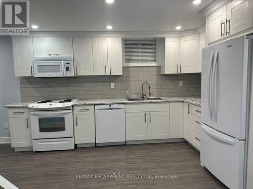 Lower - 883 Upper Sherman Avenue, Hamilton (Thorner), ON - Indoor Photo Showing Kitchen With Double Sink