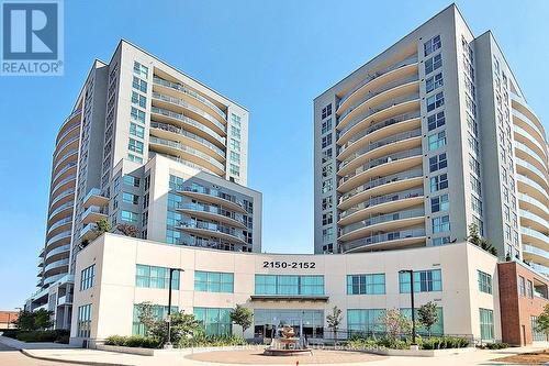 1504 - 2152 Lawrence Avenue E, Toronto, ON - Outdoor With Balcony With Facade