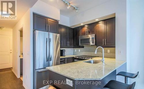 2202 - 75 East Liberty Street, Toronto, ON - Indoor Photo Showing Kitchen With Stainless Steel Kitchen With Upgraded Kitchen