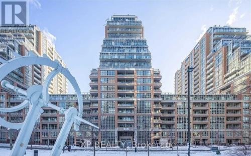 2202 - 75 East Liberty Street, Toronto, ON - Outdoor With Balcony With Facade