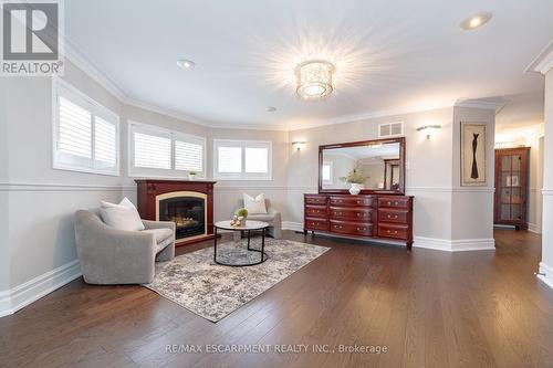 1225 Saddler Circle, Oakville, ON - Indoor Photo Showing Living Room With Fireplace