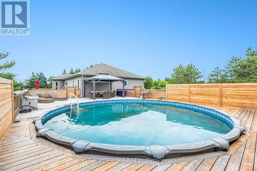 3235 Blanchfield Road, Ottawa, ON - Outdoor With Above Ground Pool With Deck Patio Veranda With Backyard