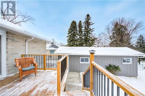 236 Berwick Street, Woodstock, ON - Outdoor With Deck Patio Veranda With Exterior