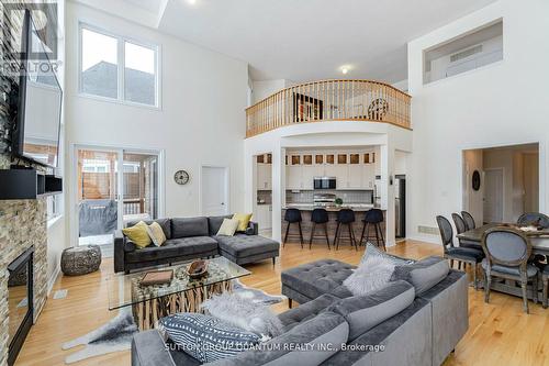 25 Waterview Road, Wasaga Beach, ON - Indoor Photo Showing Living Room With Fireplace