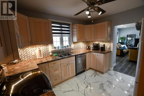 179 Daniel Street, Erin, ON - Indoor Photo Showing Kitchen With Double Sink