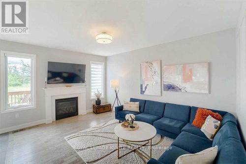 3460 Vernon Powell Drive, Oakville, ON - Indoor Photo Showing Living Room With Fireplace