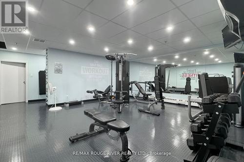 1806 - 1210 Radom Street, Pickering, ON - Indoor Photo Showing Gym Room