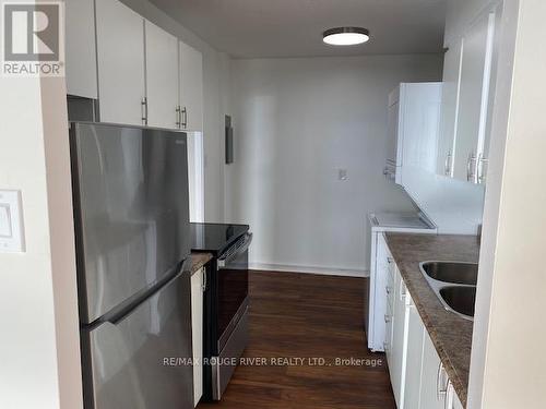 1806 - 1210 Radom Street, Pickering, ON - Indoor Photo Showing Kitchen With Double Sink