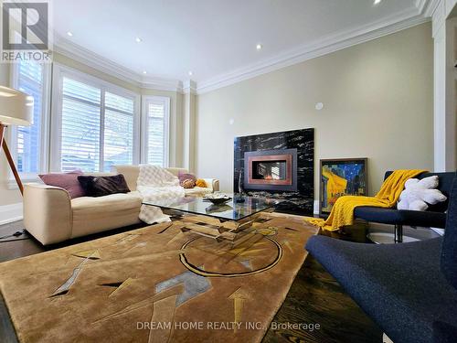 276 Dunview Avenue, Toronto, ON - Indoor Photo Showing Living Room With Fireplace