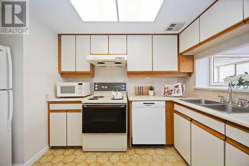 1002A - 5444 Yonge Street, Toronto, ON - Indoor Photo Showing Kitchen With Double Sink