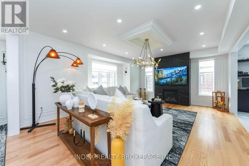 32 Mccormack Road S, Caledon, ON - Indoor Photo Showing Living Room With Fireplace