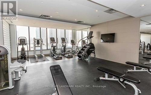 610 - 4011 Brickstone Mews, Mississauga, ON - Indoor Photo Showing Gym Room