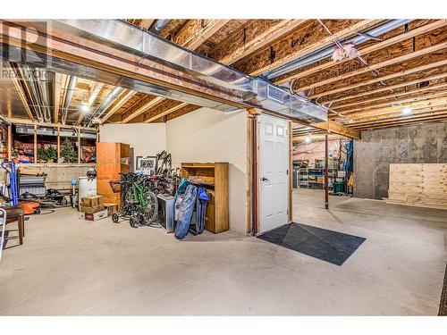 unfinished basement + crawl space for storage - 3515 Ridge Boulevard, West Kelowna, BC - Indoor Photo Showing Basement