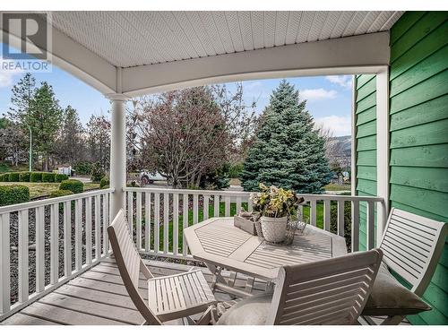 View across to the Park - 3515 Ridge Boulevard, West Kelowna, BC - Outdoor With Deck Patio Veranda With Exterior