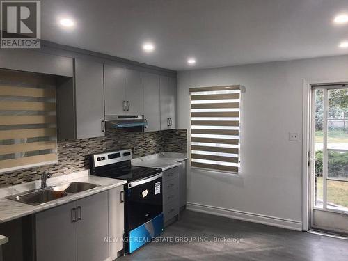 21 Pine Avenue N, Mississauga, ON - Indoor Photo Showing Kitchen With Double Sink With Upgraded Kitchen