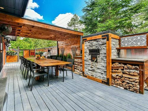 Terrasse - 55 Ch. De La Colline, Saint-Sauveur, QC - Outdoor With Deck Patio Veranda With Exterior