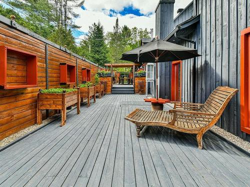 Terrasse - 55 Ch. De La Colline, Saint-Sauveur, QC - Outdoor With Deck Patio Veranda With Exterior