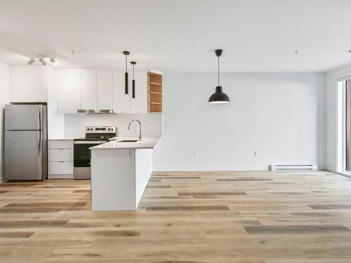 Living room - 408-2121 Av. Papineau, Montréal (Ville-Marie), QC - Indoor Photo Showing Kitchen